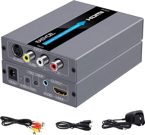 RCA to HDMI Converter, 1080P RCA Composite CVBS AV to .